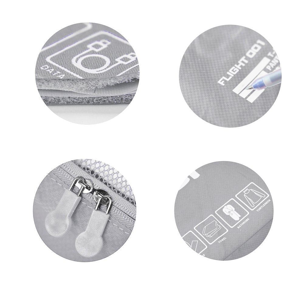 Packing Cubes Set Travel Luggage Organizers Suitcase Lightweight Accessories