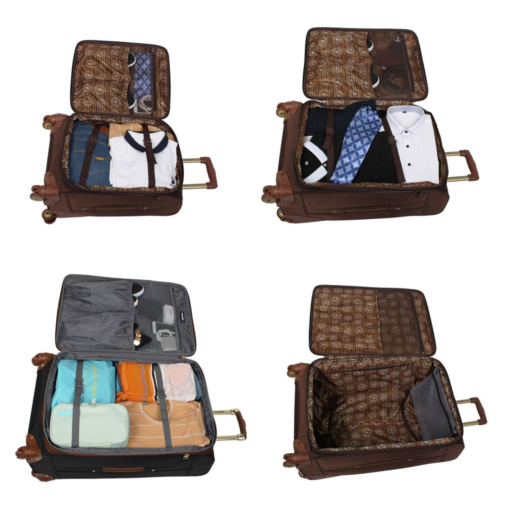 Pathfinder 4 - Piece Spinner Luggage Set (Chocolate)