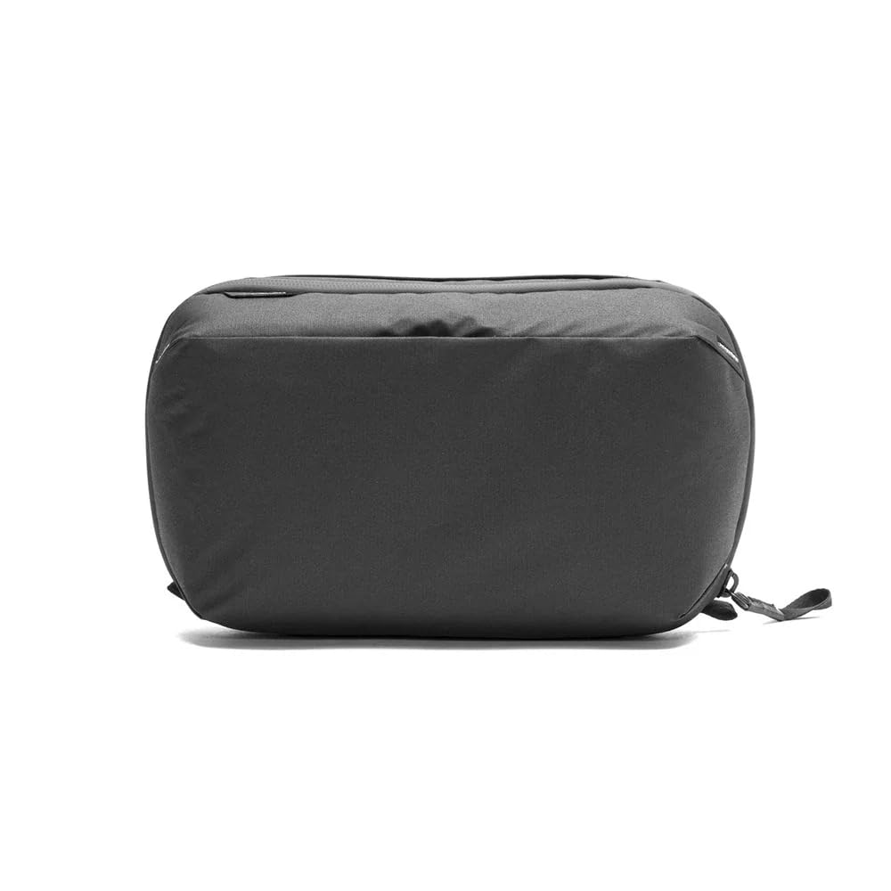 Peak Design Wash Pouch, Black, Weatherproof Travel Toiletry Bag, Upright or Hanging Dopp Kit with Pockets, Magnetic Toothbrush Pocket, Wide UltraZip Opening, Toiletry Bag for Men and Women