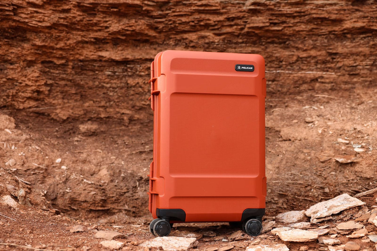 Pelican ATX 25 Inch Hard - Side Medium Size Check - In Luggage Suitcase (Clay)