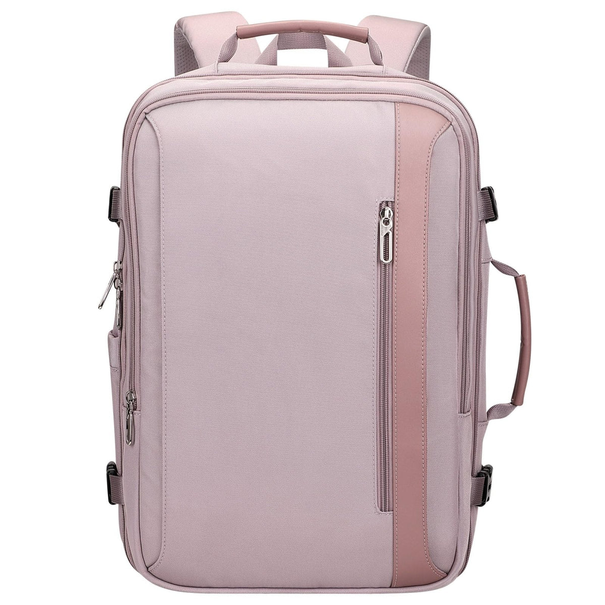 PIJUSHI Travel Backpack for Women Expandable Carry on Luggage Backpack Airline Approved TSA 16" Laptop Bag Business with USB Port(PE034 Light Purple)