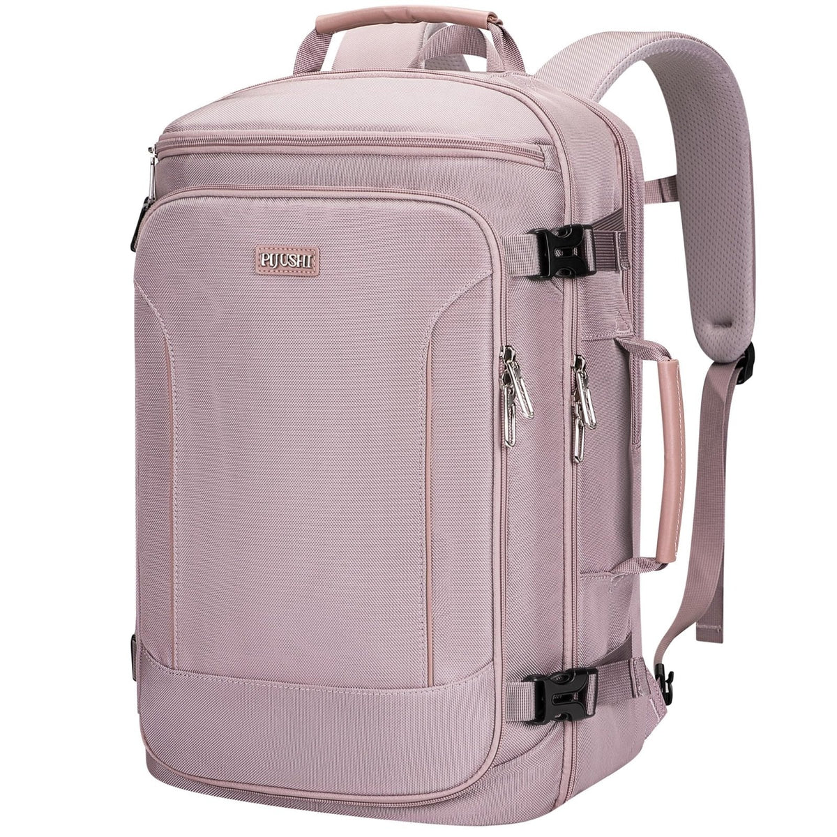 PIJUSHI Travel Laptop Backpack 35L Carry on Backpack for Women Men Flight Approved Business Daypack with USB Charging Port for Work Travel(PE067 Purple)