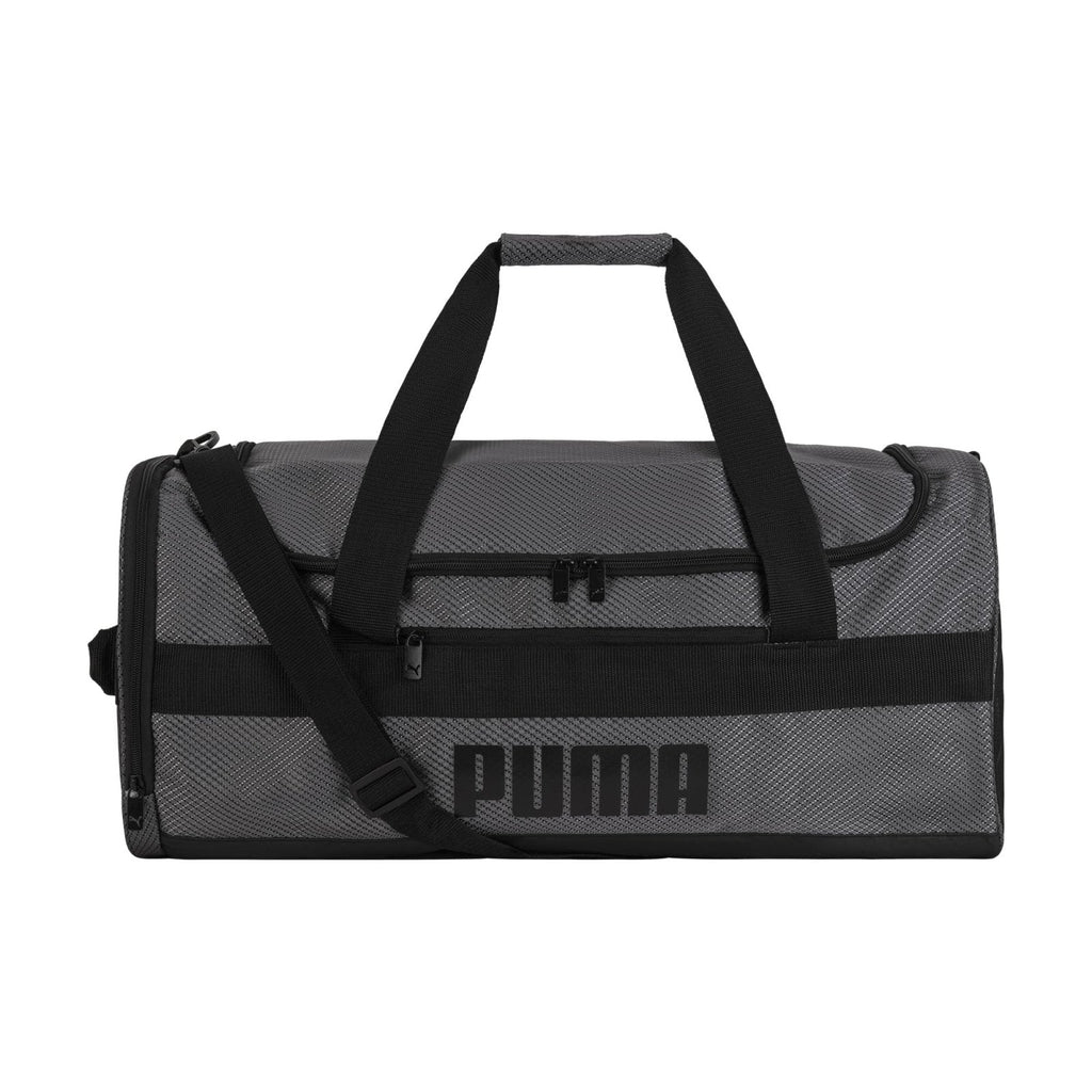 PUMA Demand Duffel Bag, Gray/Black, OS