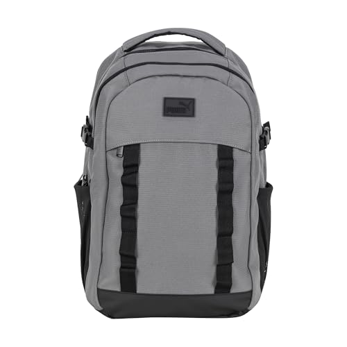 PUMA Range Backpack with Padded Straps, Laptop Sleeve & Luggage Strap, Cast Iron, One Size