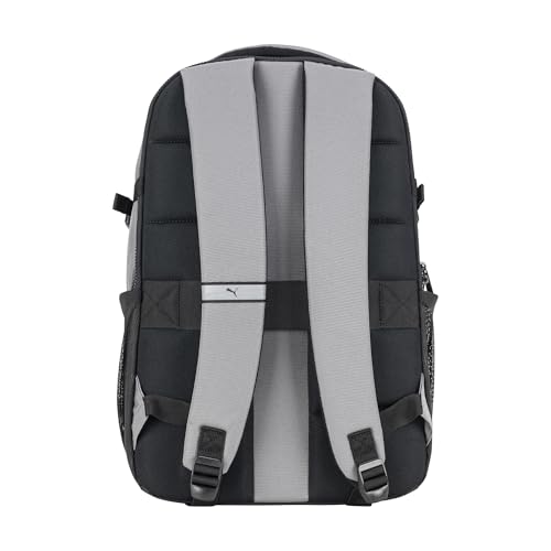 PUMA Range Backpack with Padded Straps, Laptop Sleeve & Luggage Strap, Cast Iron, One Size