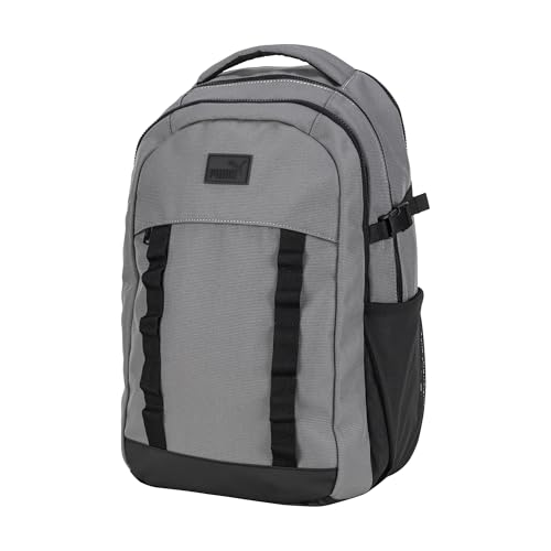 PUMA Range Backpack with Padded Straps, Laptop Sleeve & Luggage Strap, Cast Iron, One Size