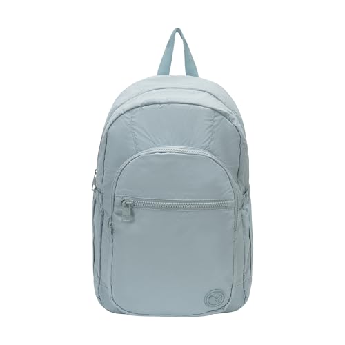 PUMA Women's Cypher Backpack in Crinkle Nylon with Laptop Sleeve, Luggage Strap & Media Pocket, Seafoam, One Size