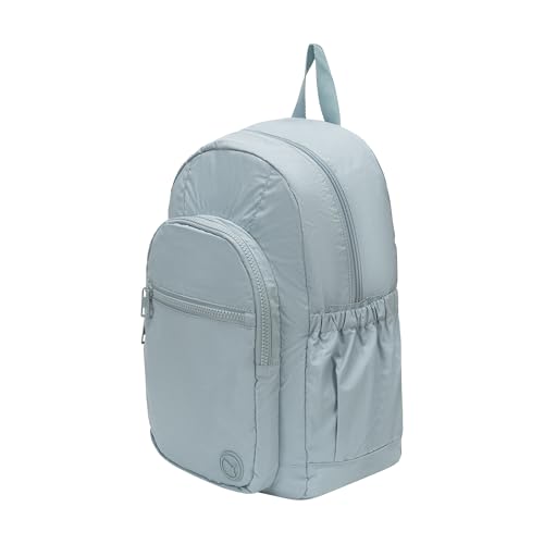 PUMA Women's Cypher Backpack in Crinkle Nylon with Laptop Sleeve, Luggage Strap & Media Pocket, Seafoam, One Size