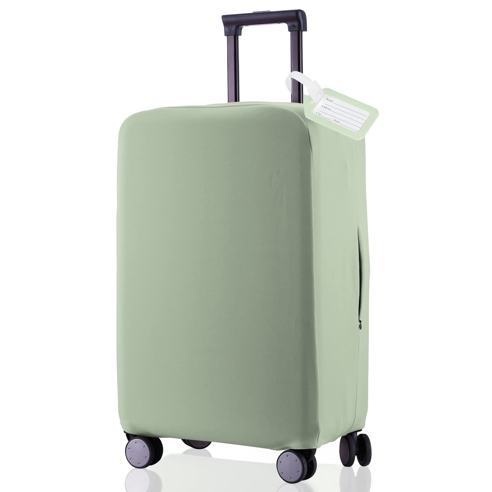 RainVillage Travel Luggage Cover - Scratch-Resistant Fit 19-31 Inch, Cyan, XL(28-29 inch)
