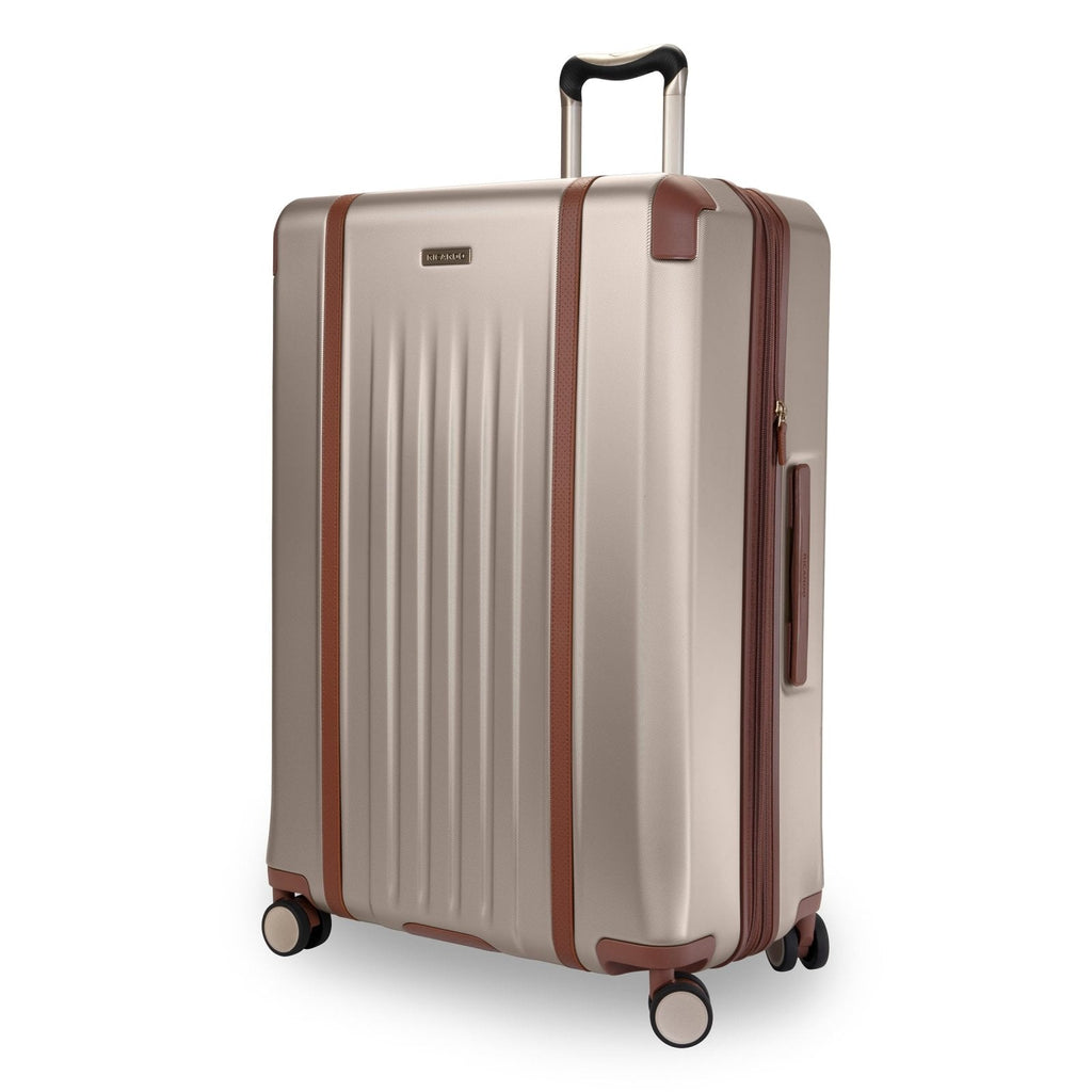 Ricardo Beverly Hills Montecito 2.0 Hardside with Dual Spinning Wheels, Expandable with Comfort Grip for Easy Packing and Moving, Men and Women, Champagne, Check-In Large 29-Inch