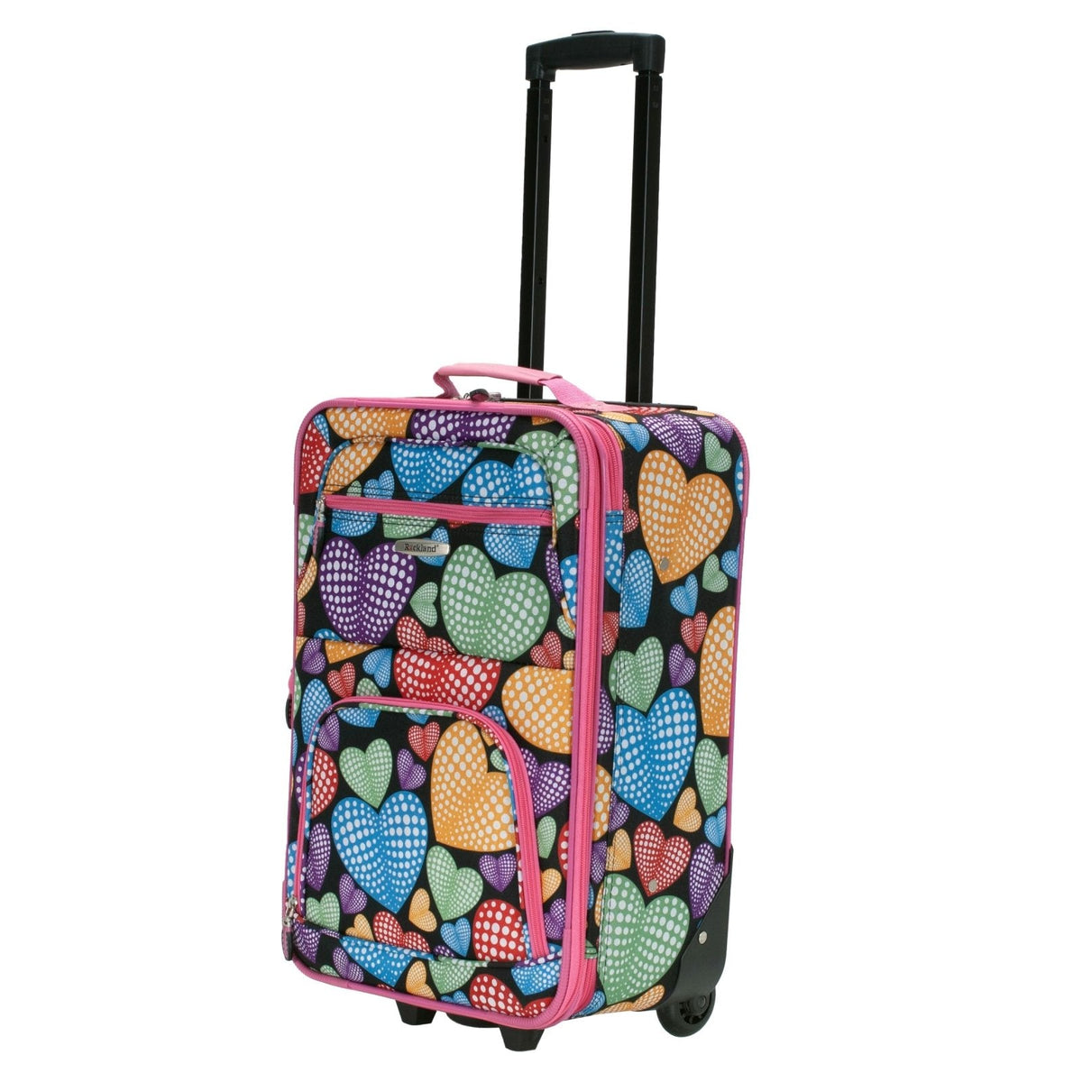 Rockland Fashion Softside Upright Luggage Set, Expandable,New Heart, 2 - Piece (14/19)