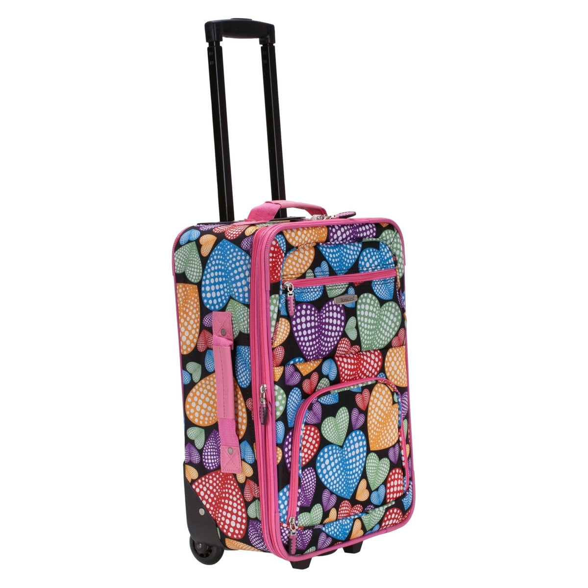Rockland Fashion Softside Upright Luggage Set, Expandable,New Heart, 2 - Piece (14/19)