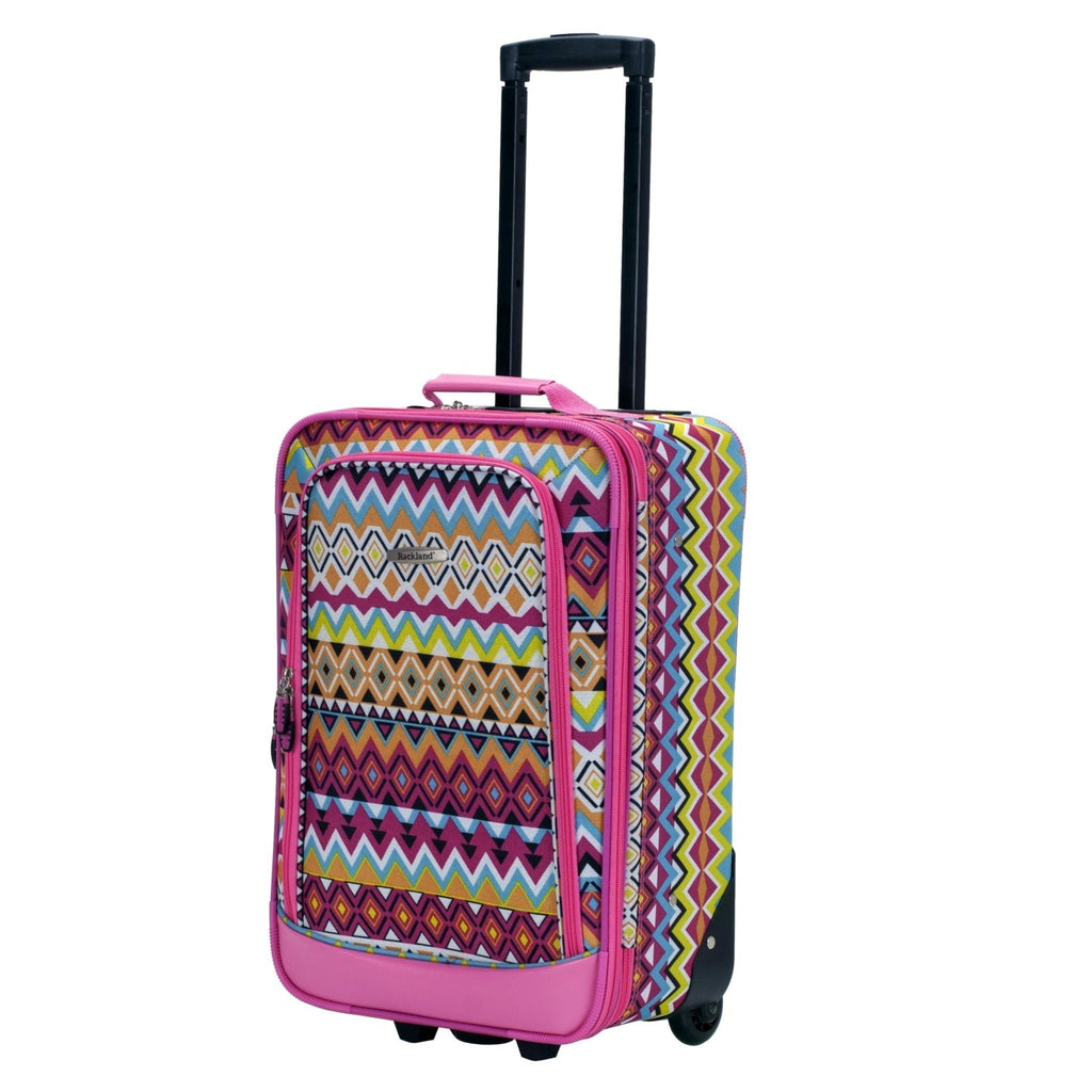 Rockland Fashion Softside Upright Luggage Set, Tribal, 2 - Piece (14/19)