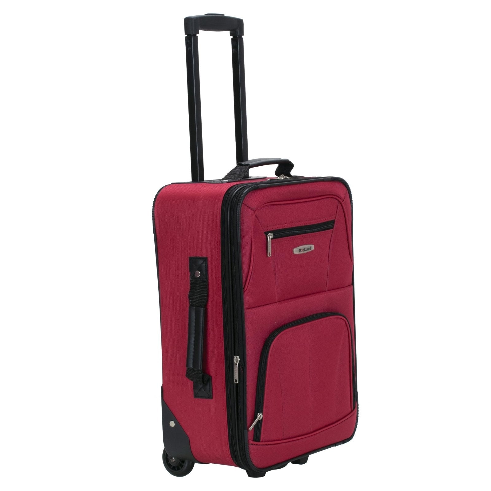 Rockland Fashion Softside Upright Luggage Set,Expandable, Red, 2 - Piece (14/19)