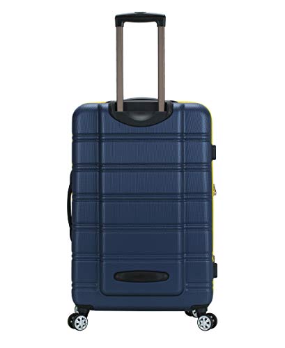 Rockland Melbourne Hardside 3 Piece Expandable Spinner Wheel Luggage Set, (20"/24"/28"), Navy