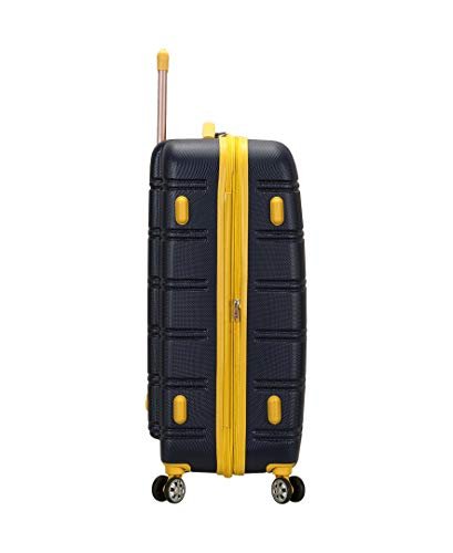 Rockland Melbourne Hardside 3 Piece Expandable Spinner Wheel Luggage Set, (20"/24"/28"), Navy