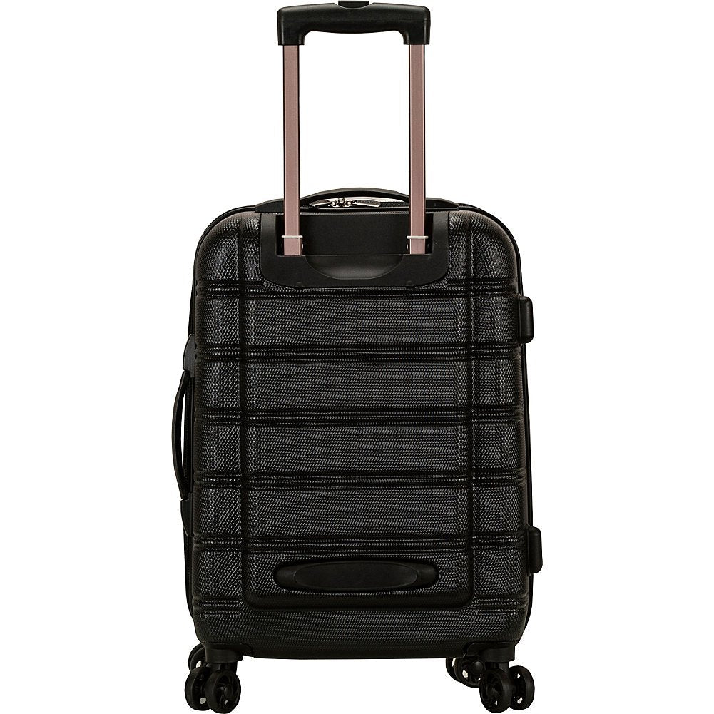 Rockland Melbourne Hardside Expandable Spinner Wheel Luggage, Lime, Carry - On 20 - Inch