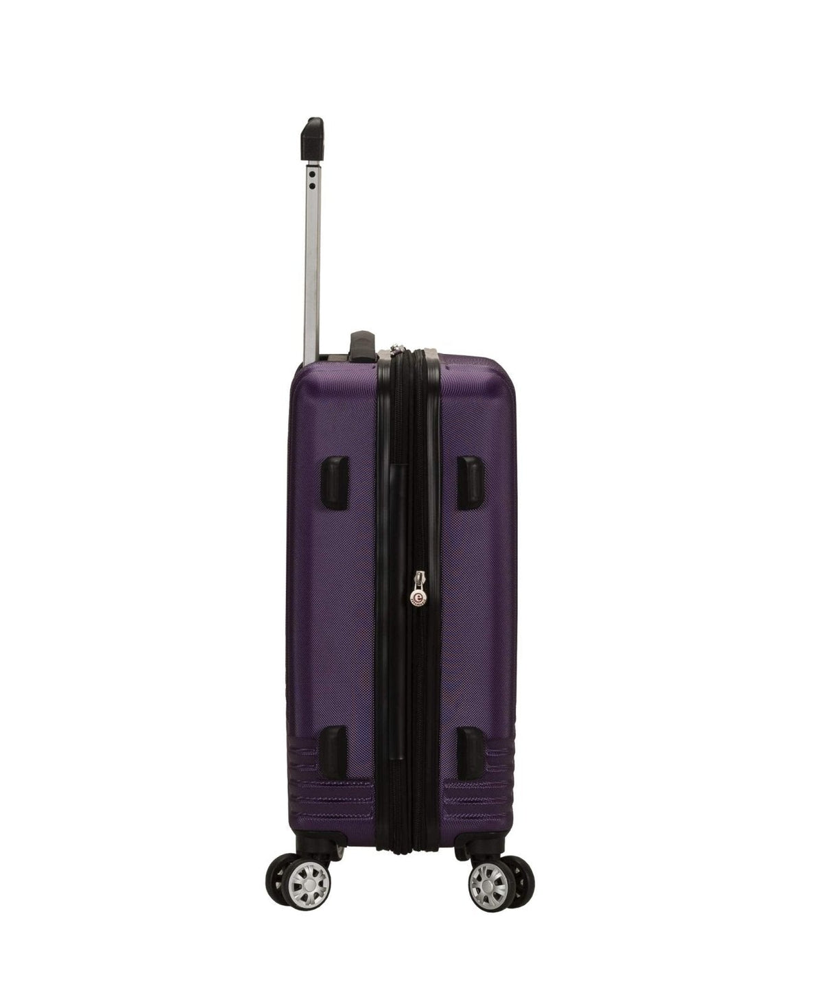 Rockland Star Trail Hardside Spinner Wheel Luggage, Purple, Carry - On 20 - Inch