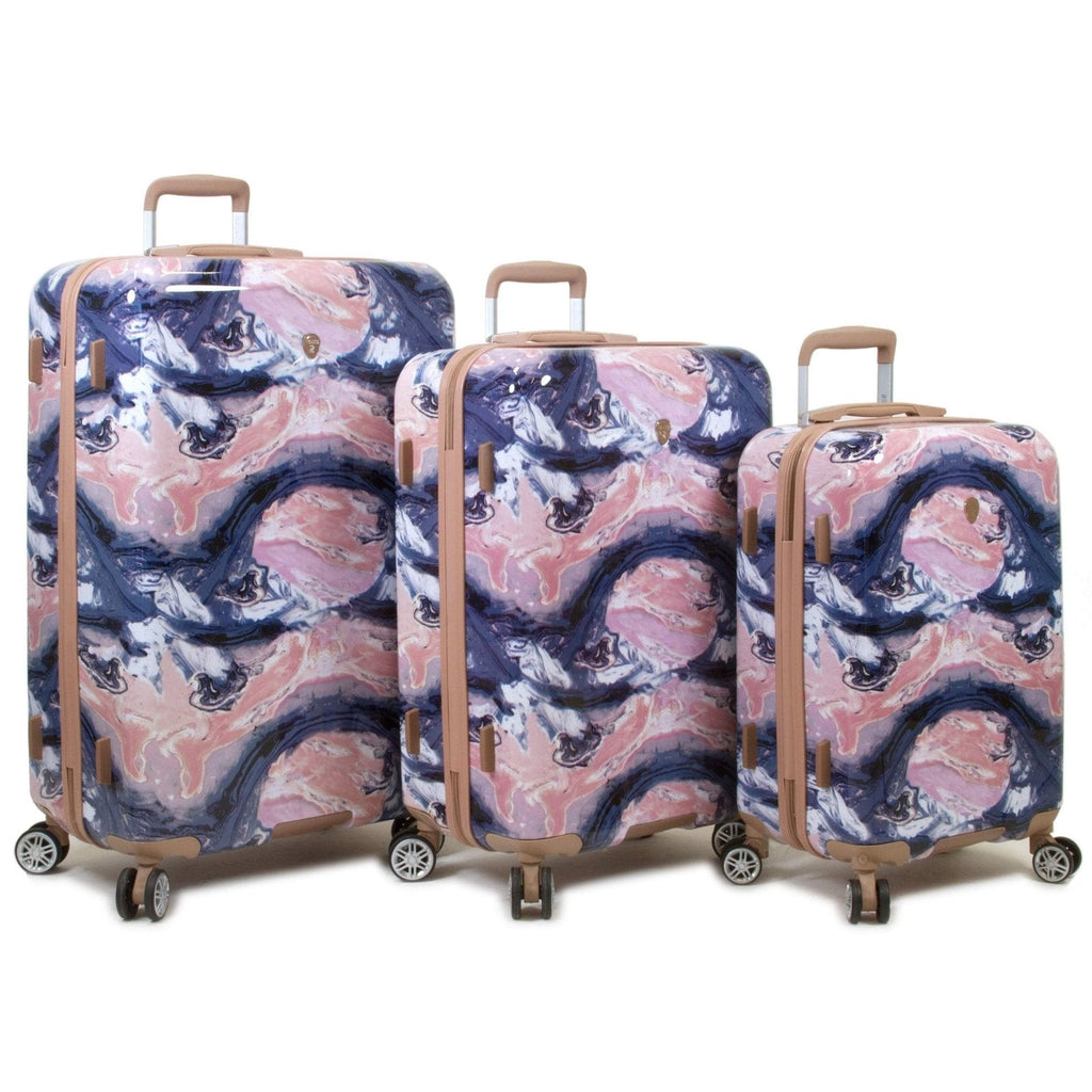 Rolite Marble Hardside 3-Piece Spinner Luggage Set, 3-piece set