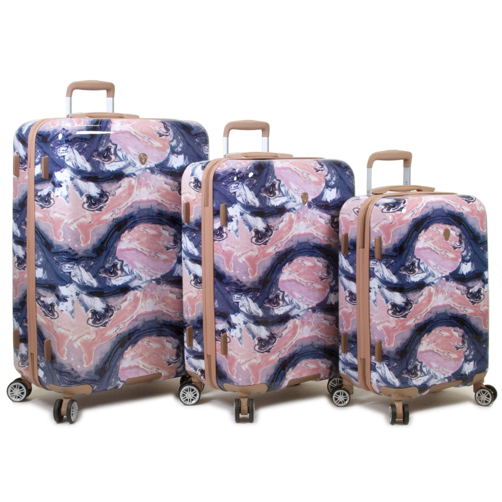 Rolite Marble Hardside 3-Piece Spinner Luggage Set, 3-piece set