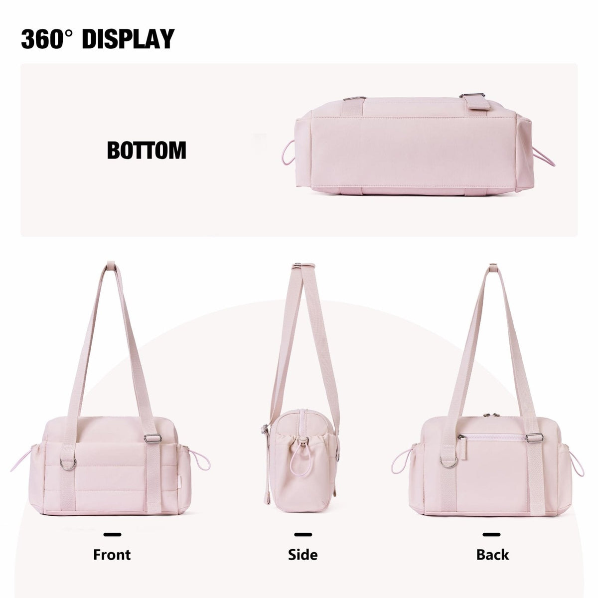 ROULENS Small Gym Bag for Women 2 Set Mini Gym Duffle Bag with Wet Compartment and Coin Wallet, Gym Tote Bag for Workout/Sport/Travel