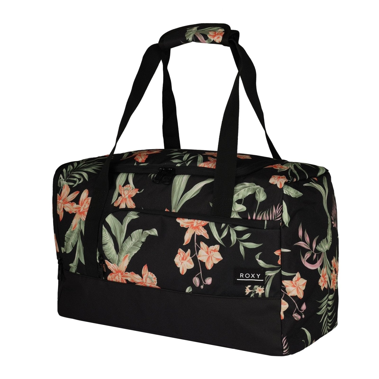 Roxy Duffel Bag | Travel | Work | Gym | Fitness | Beach | Everyday Carry | Recycled Materials, Anthracite Island Escape
