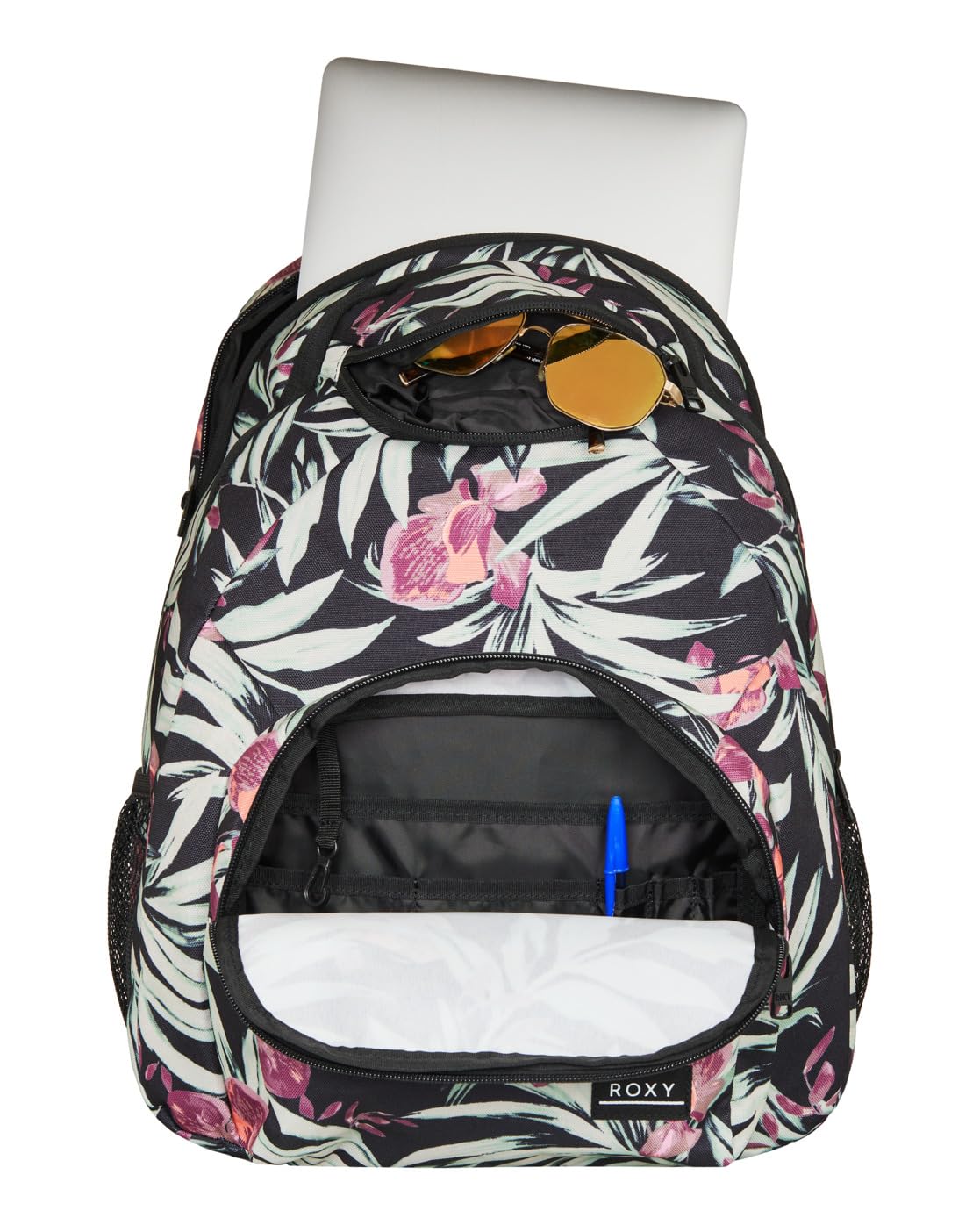 Roxy Women's Shadow Swell Printed Luggage Carry - on Luggage, Wind Swept Floral, Einheitsgröße EU