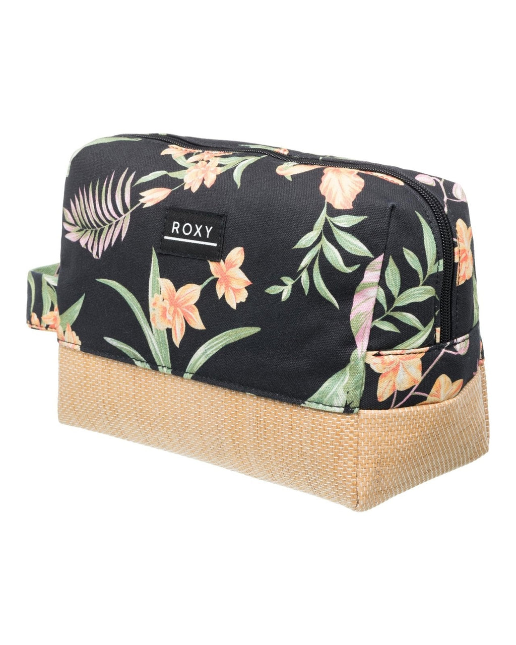 Roxy Women's Small Storage Case | Organizer | Travel | Makeup Bag | Accessories, Misty Jetties - Anthracite Island