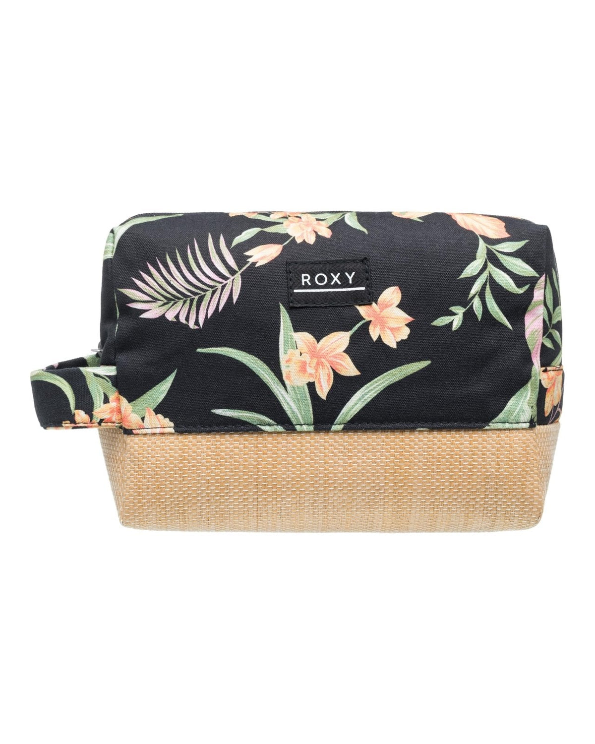 Roxy Women's Small Storage Case | Organizer | Travel | Makeup Bag | Accessories, Misty Jetties - Anthracite Island