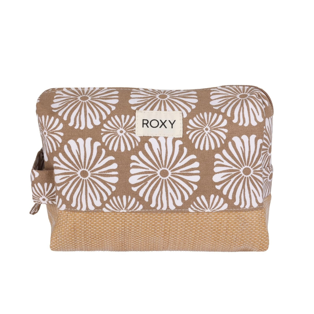 Roxy Women's Small Storage Case | Organizer | Travel | Makeup Bag | Accessories, Misty Jetties - Portabella Tropical Tile