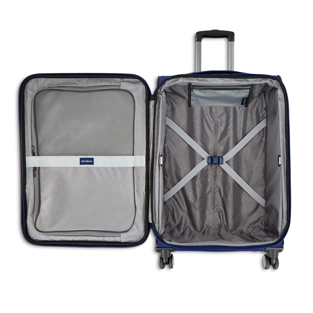 Samsonite Ascella 3.0 Softside Expandable Luggage with Spinner Wheels, CO EXP Spinner, Sapphire Blue