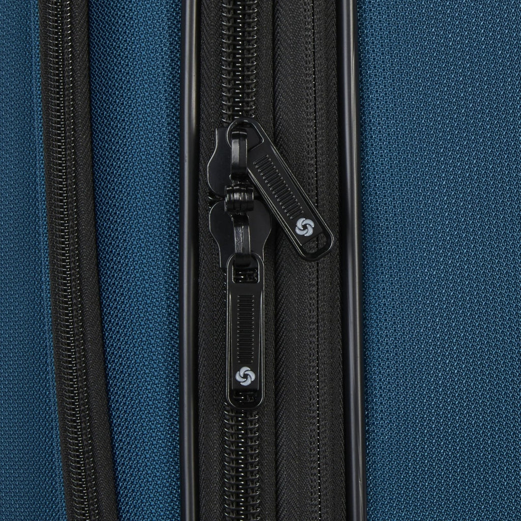 Samsonite Ascella 4 Large Checked Suitcase - Cerulean Blue
