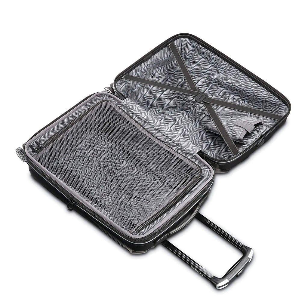 Samsonite Centric 2 Hardside Expandable Luggage with Spinner Wheels, 2 - Piece Set (20/24), Black