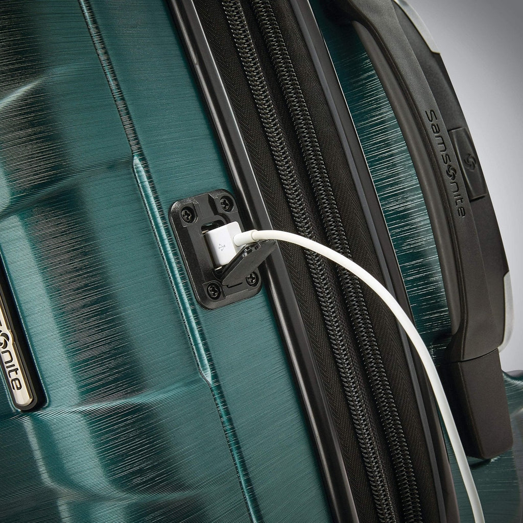 Samsonite Centric 2 Hardside Expandable Luggage with Spinner Wheels, Emerald Green, 3 - Piece Set (20/24/28)