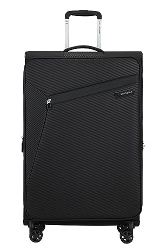 Samsonite Litebeam - Spinner L, Expandable Suitcase, 77 cm, 103/111 L, Black (Black)