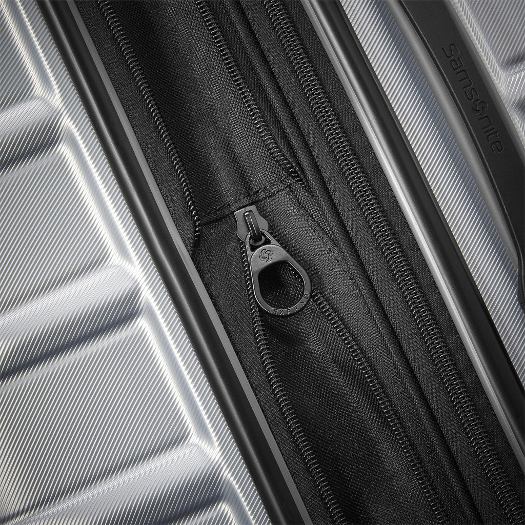 Samsonite Omni 2 Pro Hardside Expandable Luggage with Spinner Wheels, PRO 2PC SET (CO/M), Arctic Silver