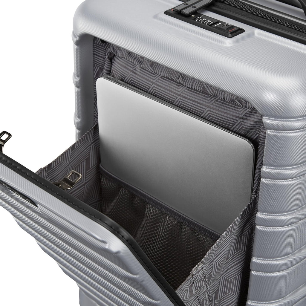 Samsonite Omni 2 Pro Hardside Expandable Luggage with Spinner Wheels, PRO 2PC SET (CO/M), Arctic Silver