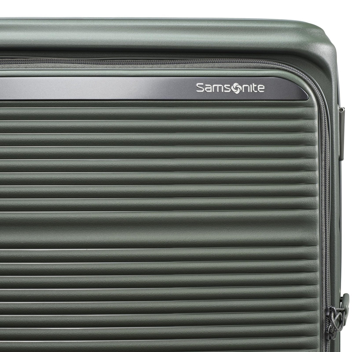 Samsonite Paralux Large Checked Luggage - Innovative Design - Quick Access Front Pocket - Dual Suspension Wheel Technology - TSA Lock - Expandable - Includes Removable Packing Cubes - Olive