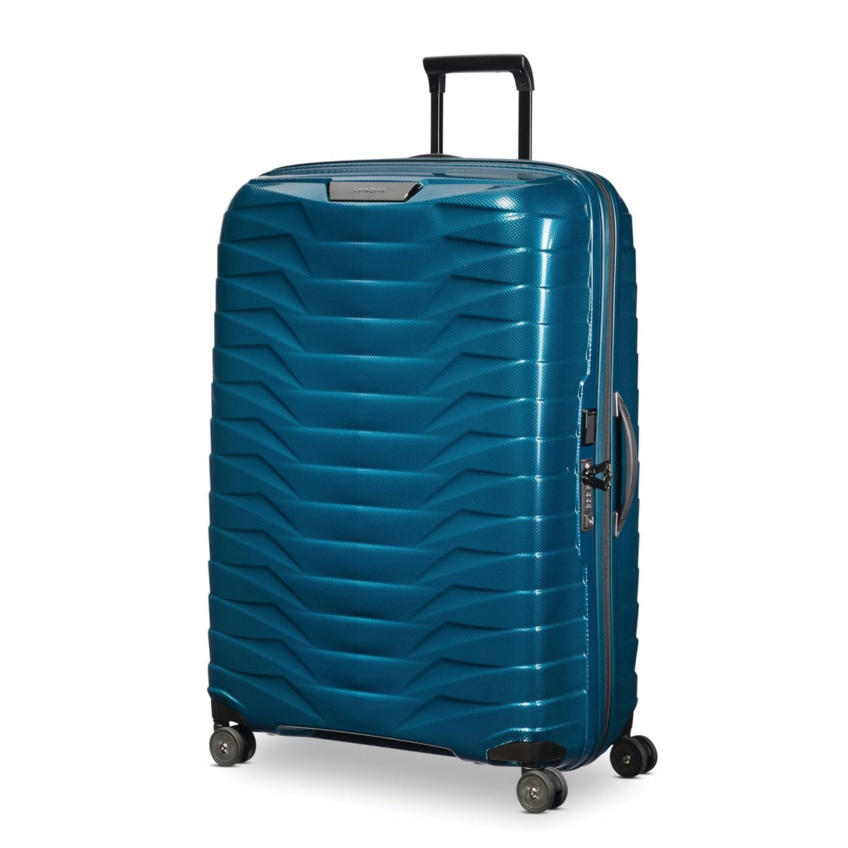 Samsonite Proxis X-Large Hardside Luggage with Dual Spinner Wheels - Innovative Roxkin™ Lightweight Shell With Ultimate Durability- Includes TSA Lock, Ergonomic Telescoping Handle - Petrol Blue