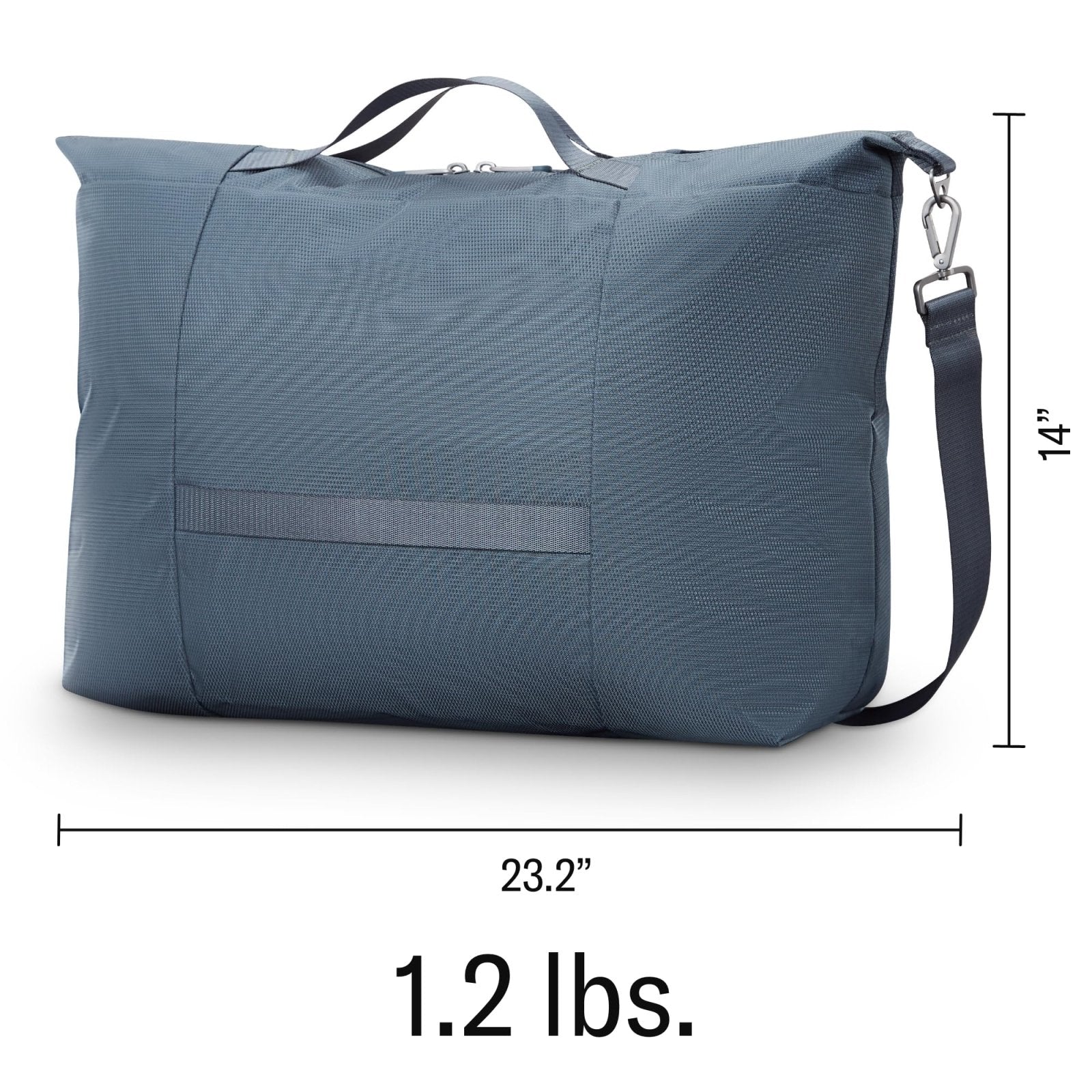 Samsonite UpLIFT 23" Lightweight Foldable Weekender Duffle Bag - Polyester Soft Duffle for Ultra Lightweight Travel - Black