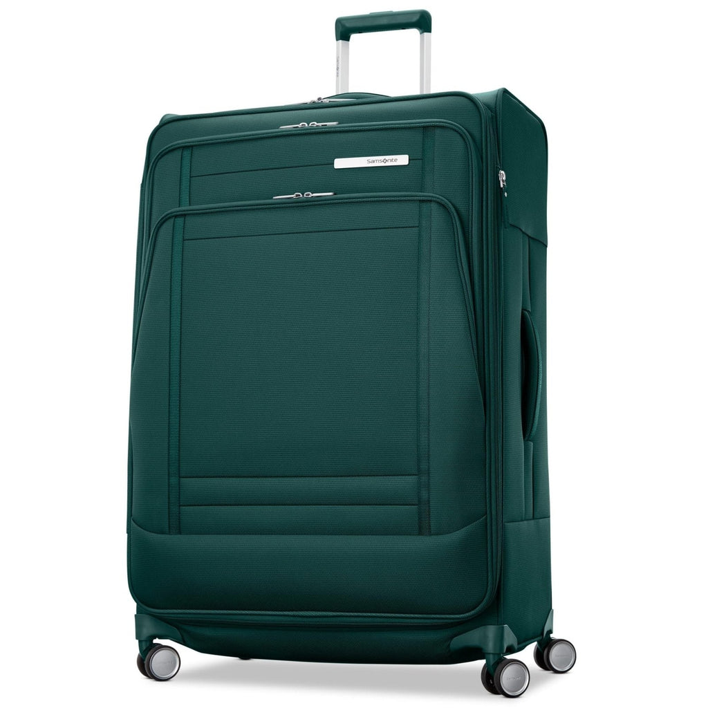 Samsonite UpLIFT Lightweight Large Checked Softside Luggage with Spinner Wheels - Expandable - Airline-Approved, Polyester Soft Suitcase for Ultra Light Travel - Emerald Green