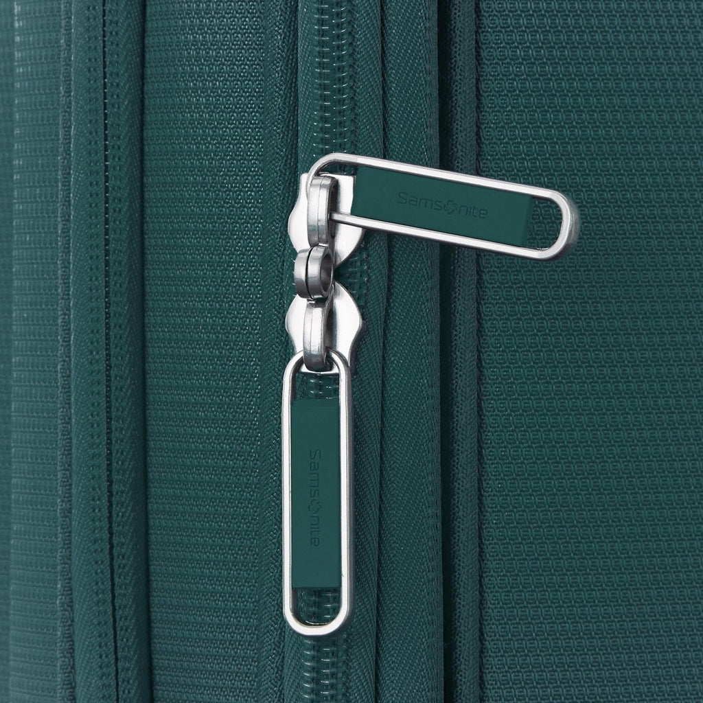 Samsonite UpLIFT Lightweight Large Checked Softside Luggage with Spinner Wheels - Expandable - Airline - Approved, Polyester Soft Suitcase for Ultra Light Travel - Emerald Green
