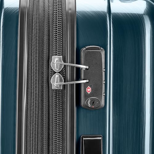 Samsonite Winfield 2 Hardside Expandable Luggage with Spinner Wheels, Teal, Checked-Large 28-Inch