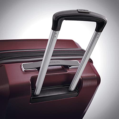 Samsonite Winfield 3 DLX Hardside Expandable Luggage with Spinners, Burgundy, Carry-On 20-Inch