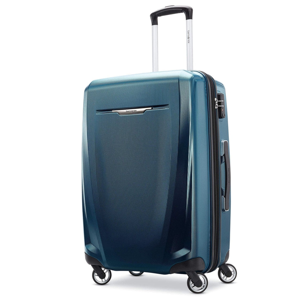 Samsonite Winfield 3 DLX Hardside Expandable Luggage with Spinners, Navy, Carry - On 20 - Inch