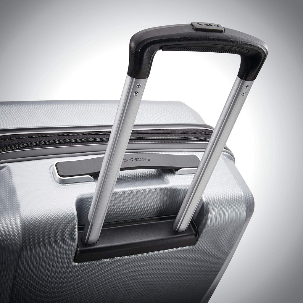 Samsonite Winfield 3 DLX Hardside Expandable Luggage with Spinners, Silver, Carry - On 20 - Inch