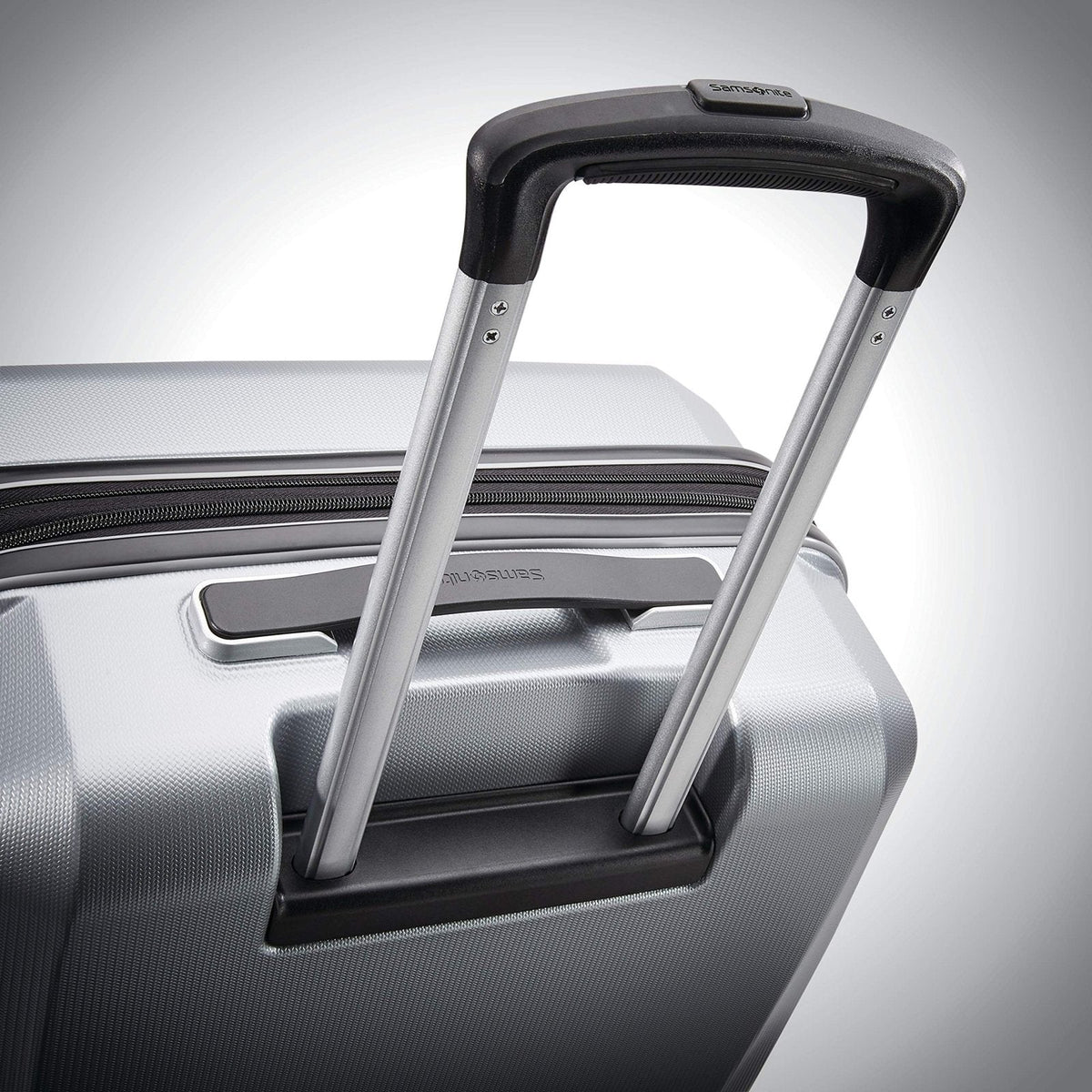 Samsonite Winfield 3 DLX Hardside Expandable Luggage with Spinners, Silver, Carry - On 20 - Inch