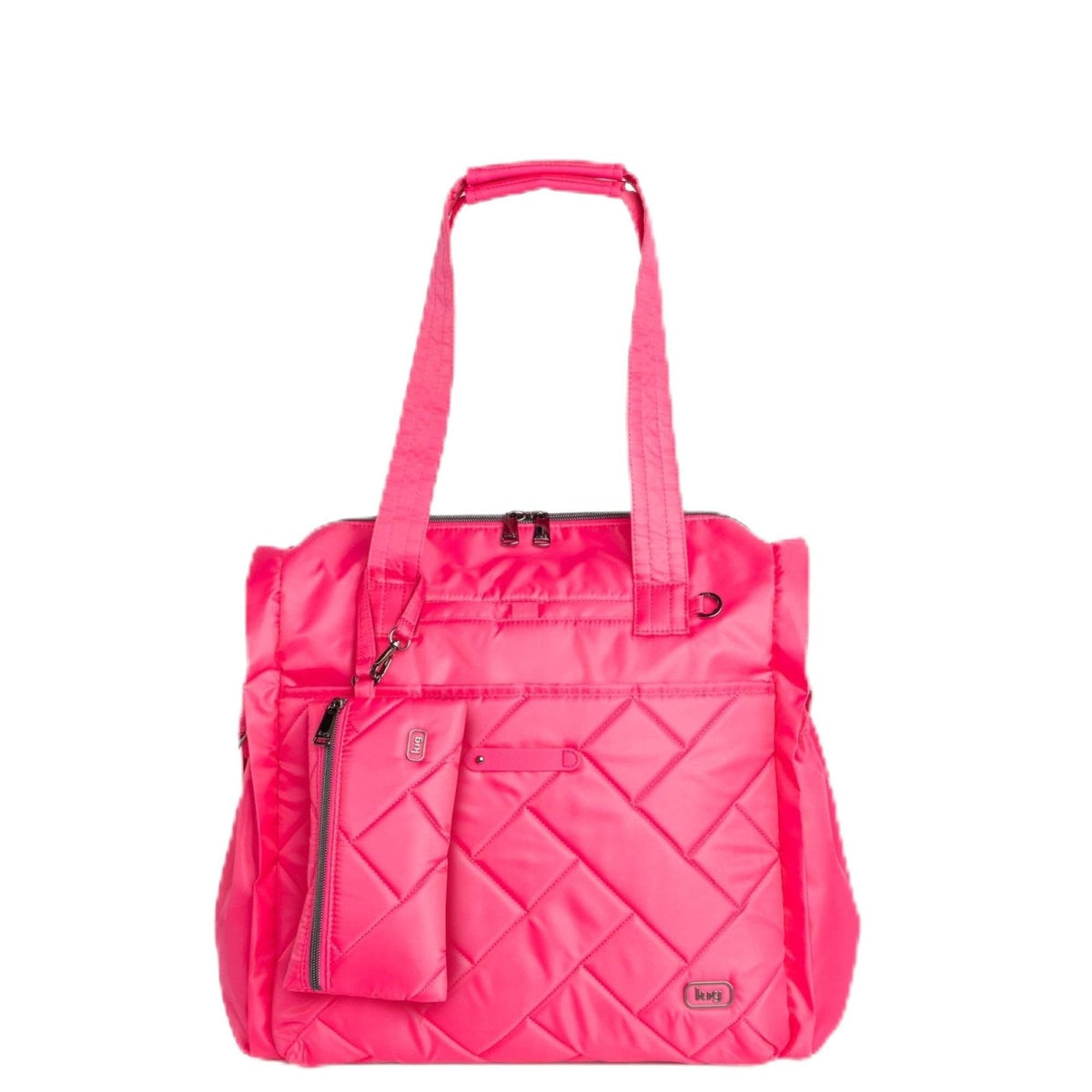 Saunter Classic Duffel & Sway Pouch, POWERFUL PINK