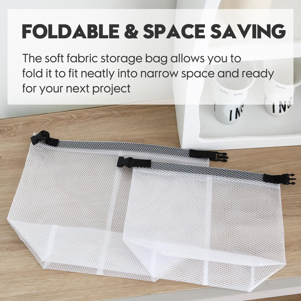 Sea Team 2 - Pack Waterproof Travel Toiletry Bag, Makeup Organizer & Storage Pouch - Clear EVA Material, Large Opening, Portable Handle for Travel, Gym, Swimming, Daily Use