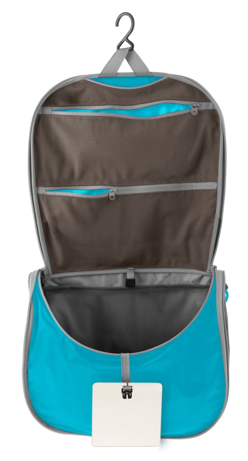 Sea to Summit Large Hanging Toiletry Bag, Travel Organizer for Men and Women, Atoll Blue